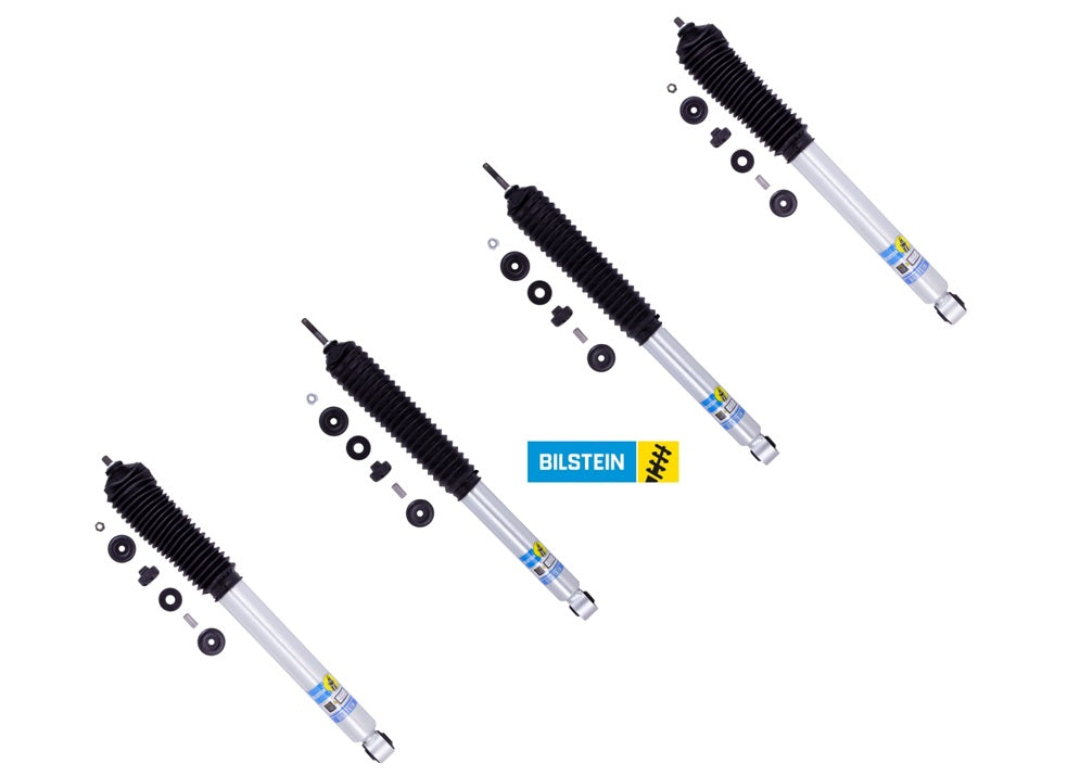 
Bilstein B8 5100 Front & Rear Shock Absorbers for 2014-2024 Ram 2500 4WD 4" Front / 2" Rear - 24-285674, 24-285681
