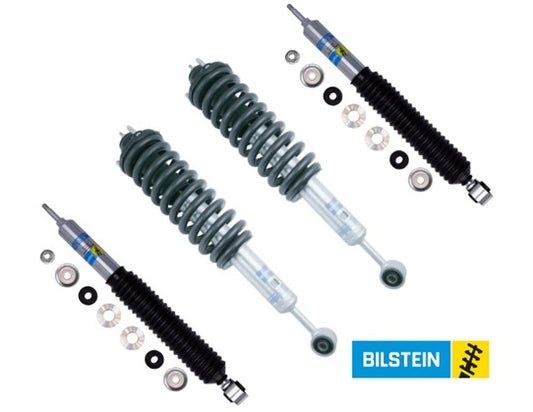 24-324359 Bilstein Fully Assembled Front Coilover Shocks with 33-313146 Rear B8 5100 Series Shocks for 2007-2009 Toyota FJ Cruiser; 2003-2009 Toyota 4Runner 2WD / 4WD / RWD - Ready to Bolt On your Vehicle