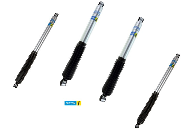 33-187297, 24-062466 Bilstein 5100 Series Shocks (Front and Rear) for 1999-2004 Ford F-250 &amp; 1999-2004 Ford F-350 4WD - 2 - 2.5" Lift 