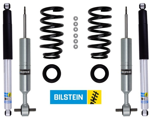 47-309524 Bilstein B8 6112 Front Suspension Kit with 24-309516 Rear 5100 Series Shocks for 2019-2024 Chevrolet Silverado 1500, 47-309524 Bilstein B8 6112 Front Suspension Kit with 24-309516 Rear 5100 Series Shocks for 2019-2024 GMC Sierra 1500