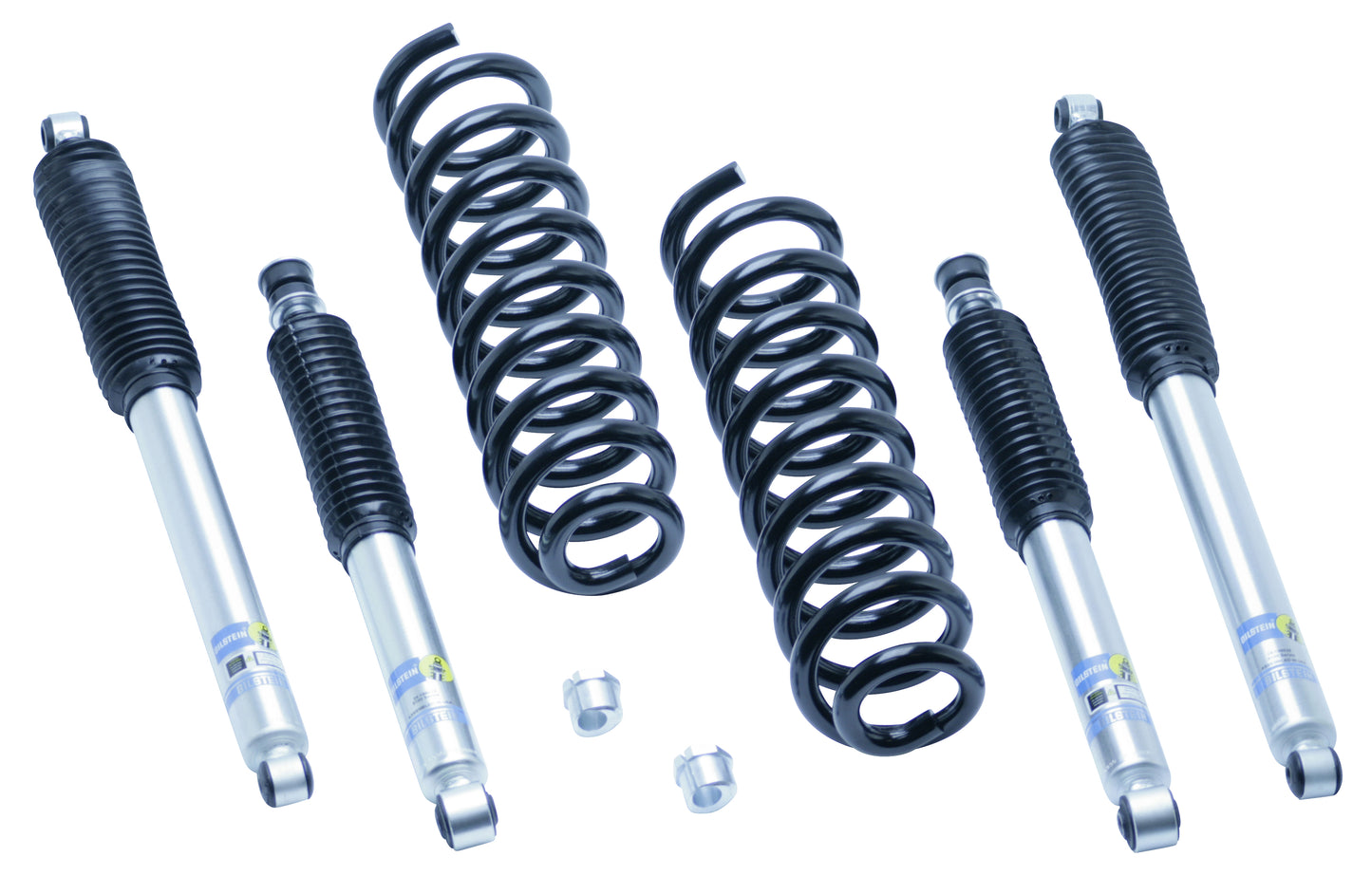 Excel Suspension Kit 513007B with Bilstein Front & Rear 5100 Series Shocks & Coil Springs for 2005-2016 Ford F250, 2005-2016 Ford F350 SRW, 2.5" Lift  - 24-186018, 24-186025