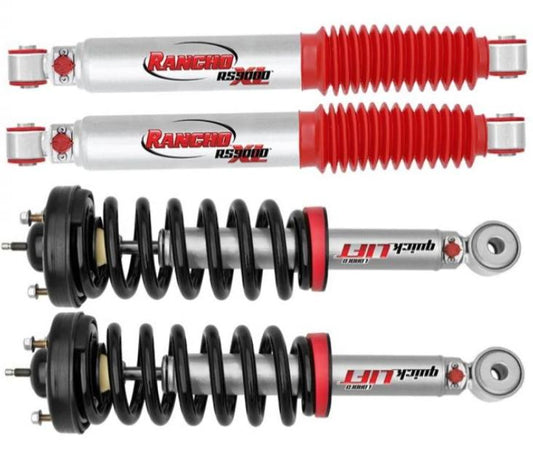 Rancho QuickLift 2" Lift Kit Leveling Shocks & Struts fits 09-13 Ford F-150